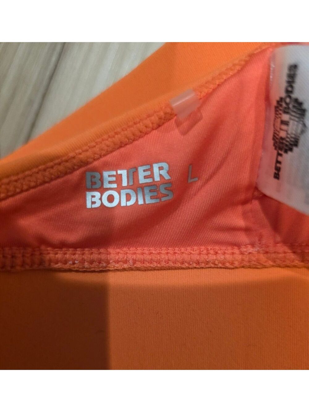 Better Bodies Core Sports Bra in Orange, Size L - Picture 6 of 7